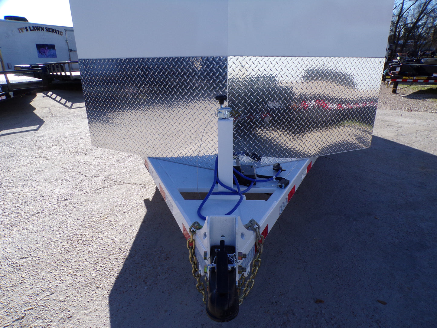 6'8" x 14' All-Steel Enclosed Trailer Cargo Delco #E714