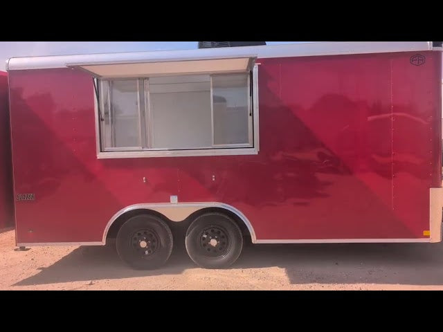 8.5 x 16' Concession Trailer Cargo Mate #TXBL816TA2