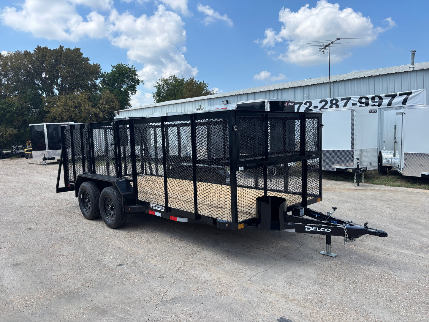 83 x 16' Landscape Trailer Delco #L616