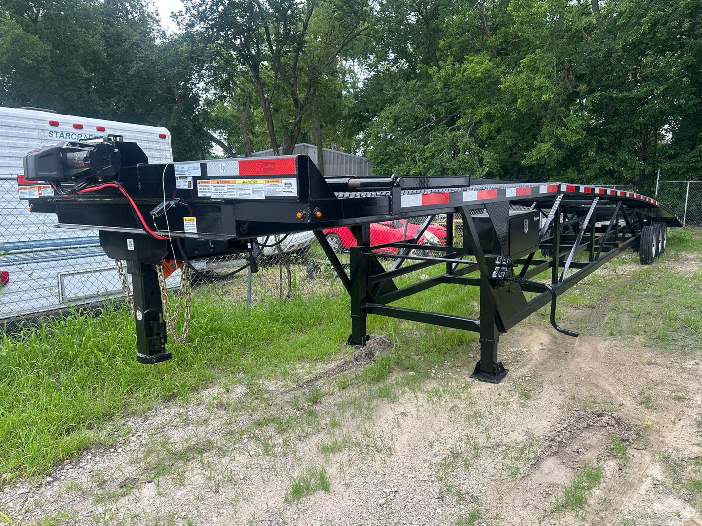 96 x 50' (3) Car Hauler Texas Pride #CA-850-24KGN