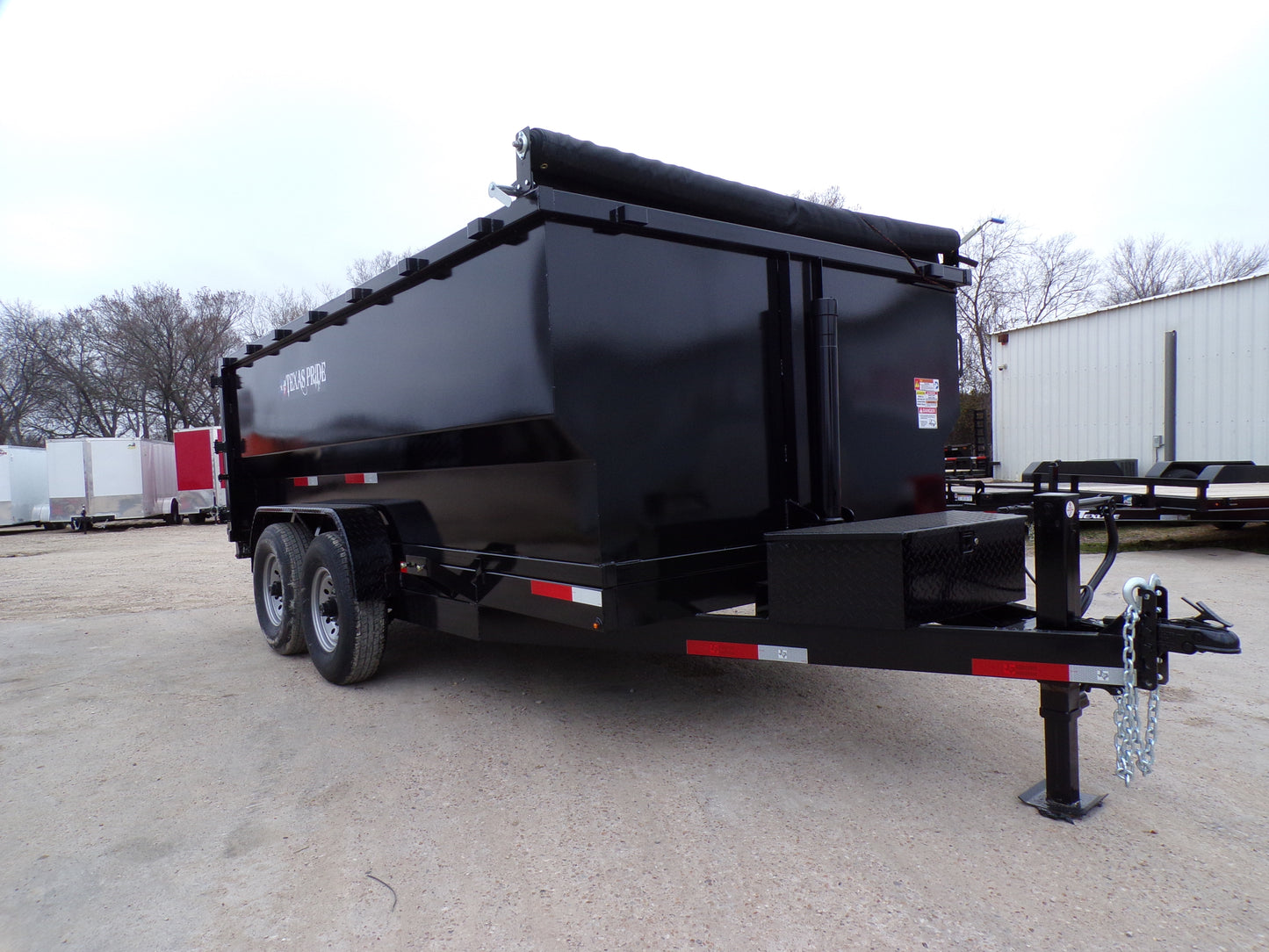 82 x 14' Dump Trailer Texas Pride #DT-7144-16KBP