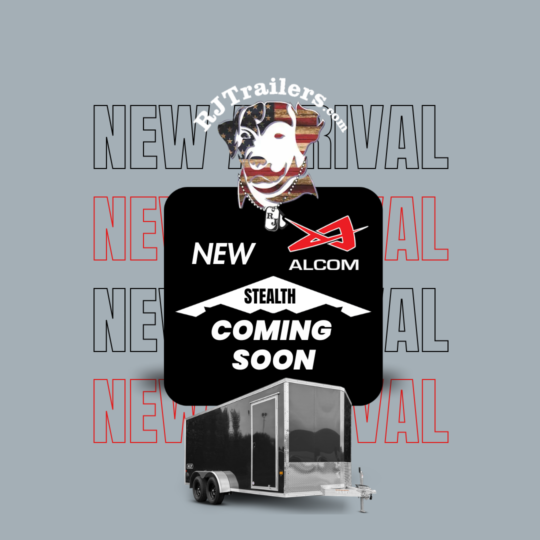 7 x 14' Stealth Enclosed TA Alcom Cargo Trailer #C7X14S-XLT