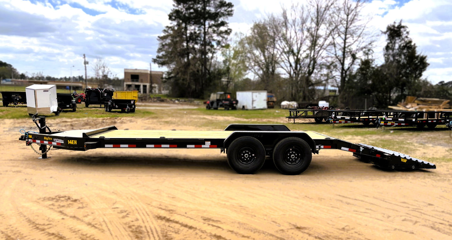83 x 20' Equipment Trailer Big Tex #14EH-20D3A-MRBK