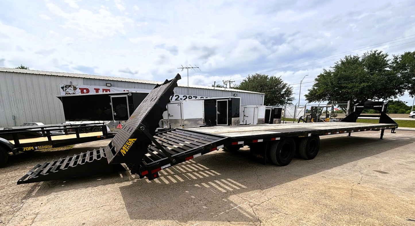 102 x 40' Big Tex 22GN Trailer w/Mega Ramps #64949 - Used