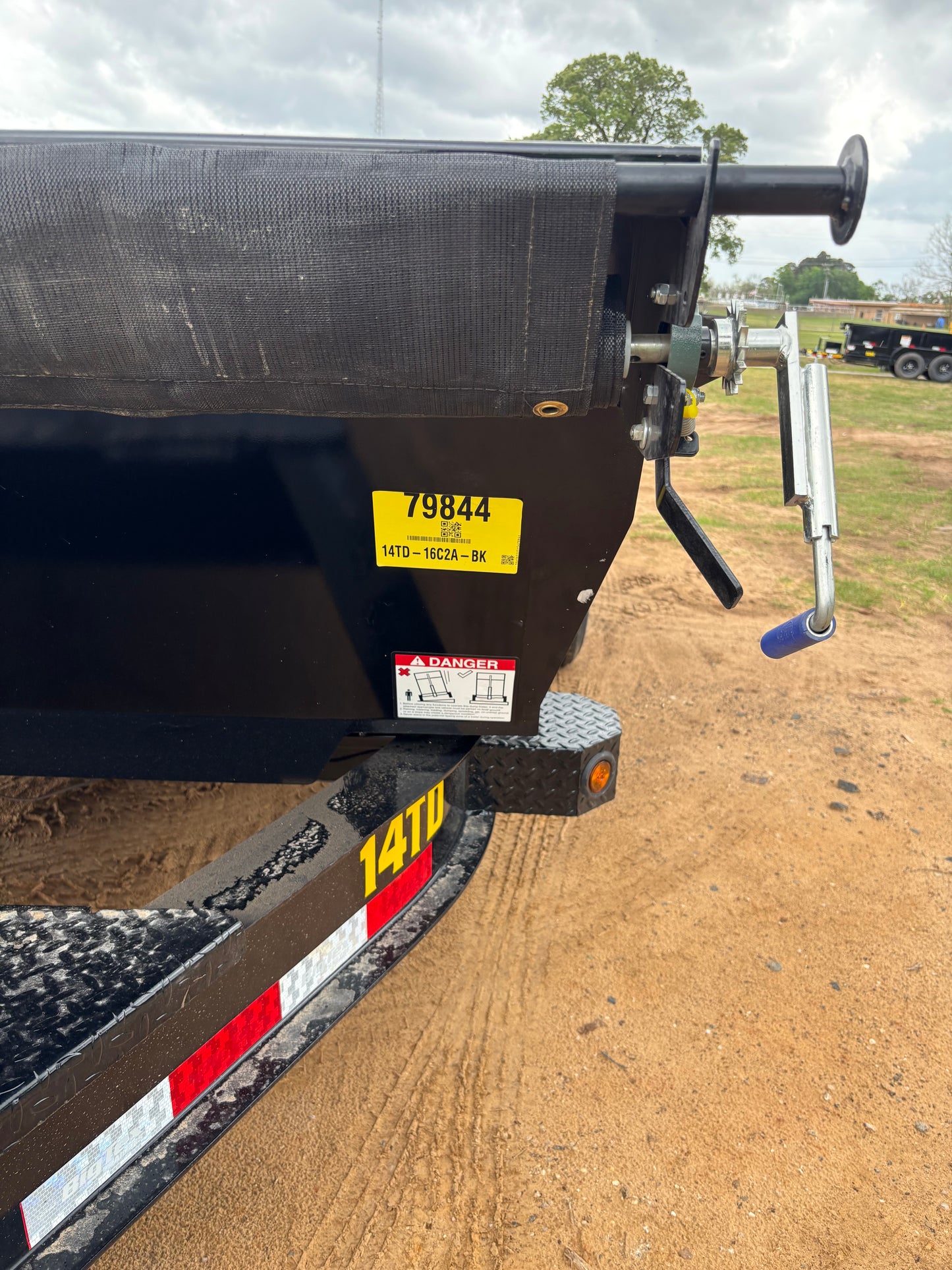 7 X 16' BP Dump Trailer Big Tex #14TD-16C2A-BK