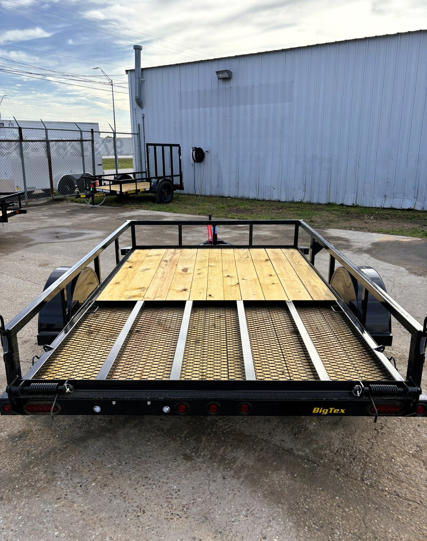 77" x 10' SA Utility Trailer Big Tex #35SA-10R1A-4PBK