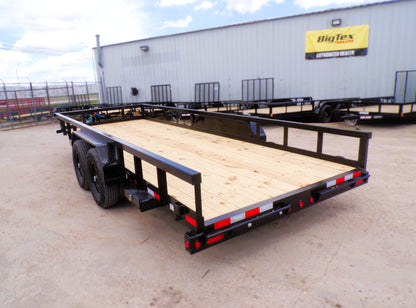 83 x 20' Equipment Trailer Big Tex #14PI-20BK