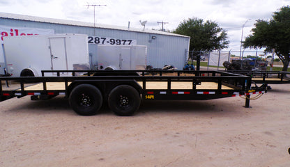 83 x 20' Equipment Trailer Big Tex #14PI-20BK