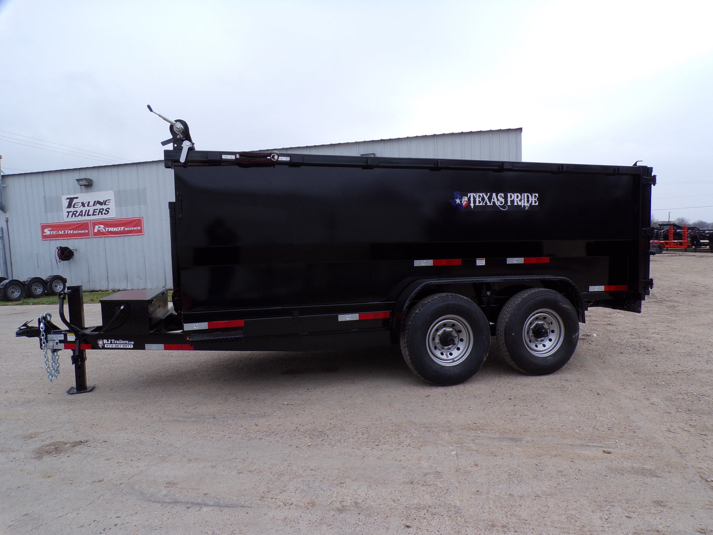 82 x 14' Dump Trailer Texas Pride #DT-7144-16KBP