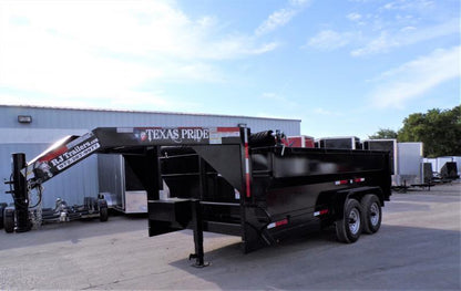 82 x 14' GN Dump Trailer Texas Pride #DT-7143-14KGN
