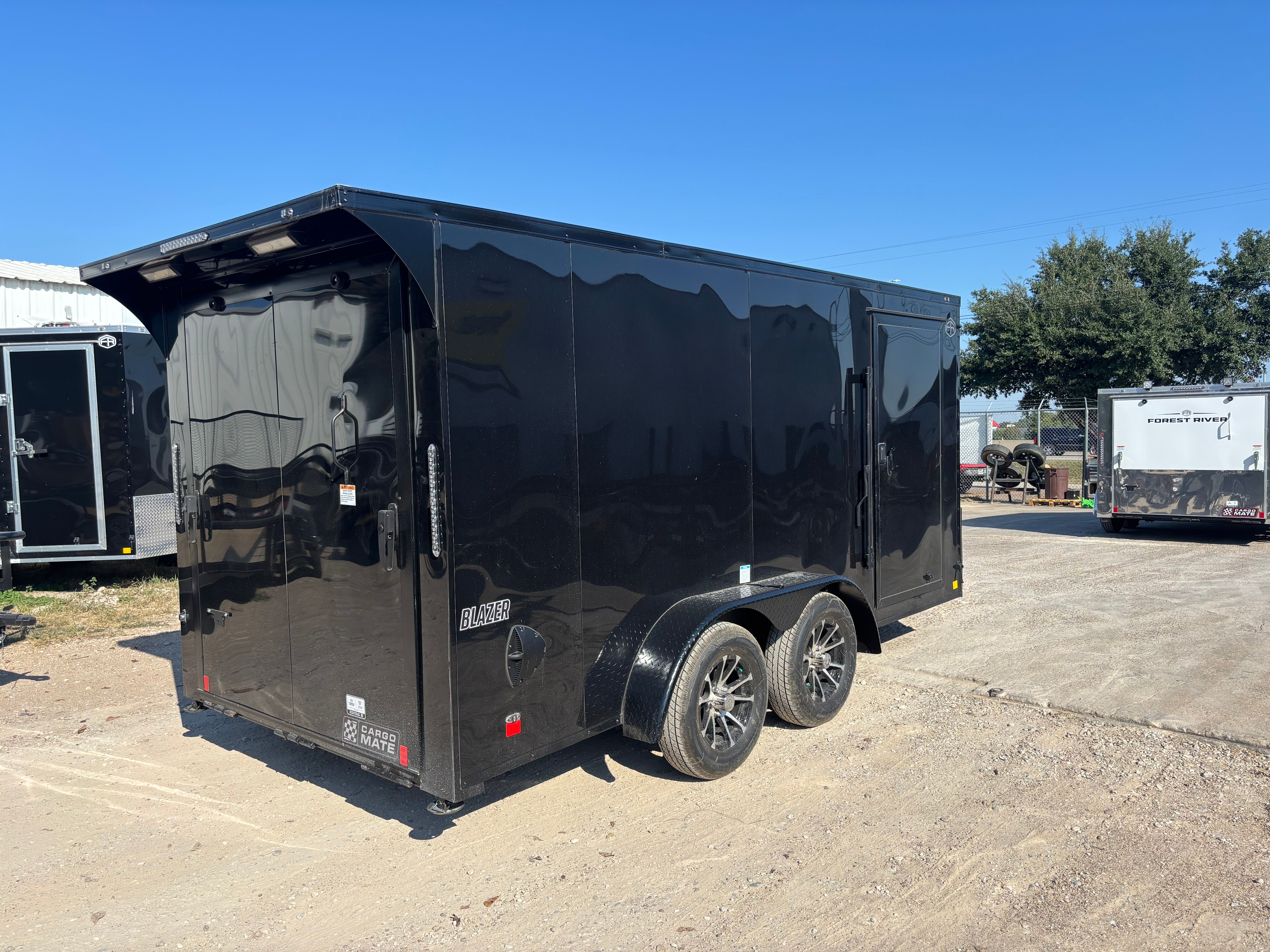 7 x 14' Low Rider Motorcycle Trailer Cargo Mate #TXBL714TA2 – RJ