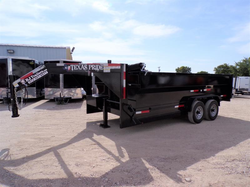 82 x 16' GN Dump Trailer Texas Pride #DT-7163-14KGN