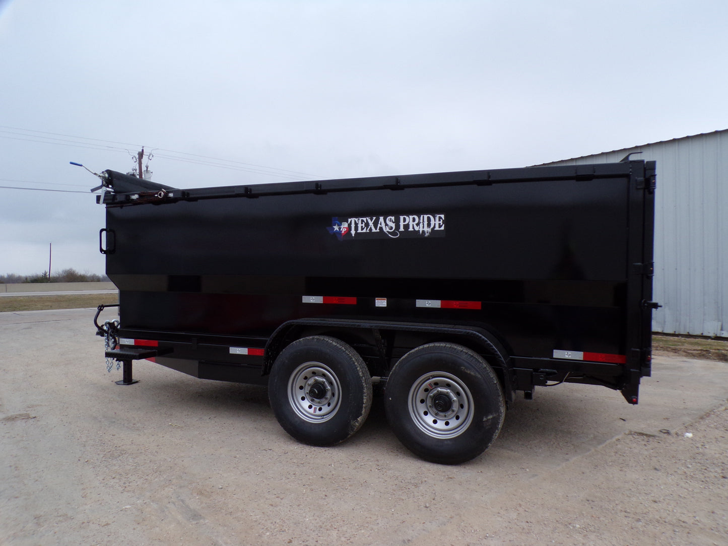 82 x 14' Dump Trailer Texas Pride #DT-7144-16KBP