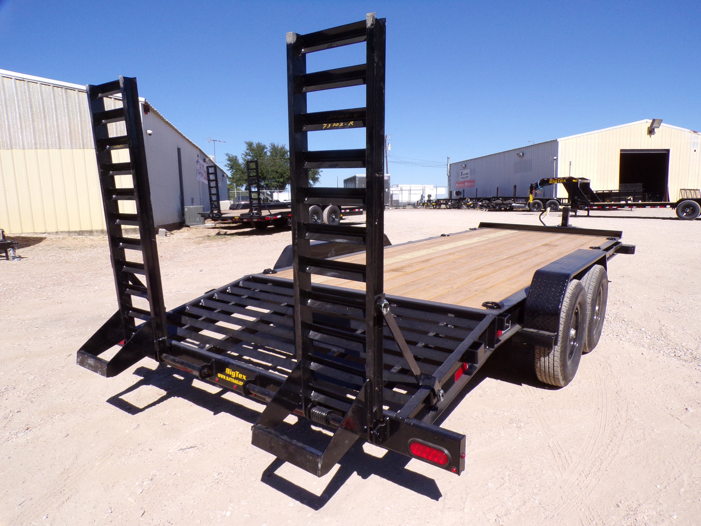 83 x 20' Equipment Trailer Big Tex #14EH-20D3A-KRBK