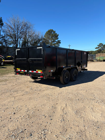 7 x 16' Dump Trailer Big Tex #14TD-16BK6-P4