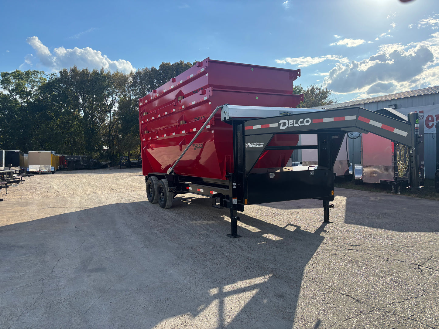 82 x 16' Roll Off Dump GN Delco #R316