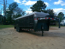 6'8" x 24' GN Cattle Stock Trailer Delco #B824