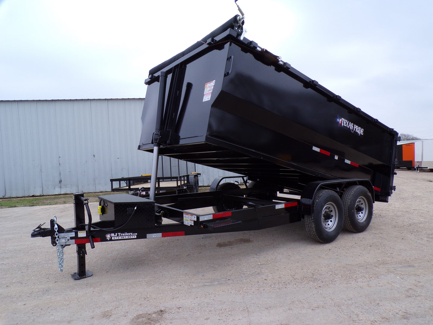 82 x 14' Dump Trailer Texas Pride #DT-7144-16KBP