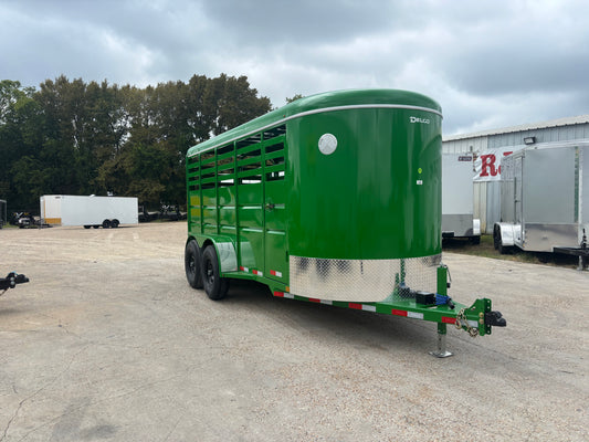 6' x 16' Cattle Stock Trailer Delco #S616