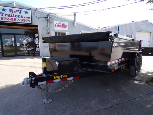 7 x 14' BP Dump Trailer Big Tex #14LX-14C2A-BK