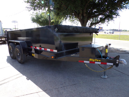 82 x 14' Dump Trailer Big Tex #14LX-14C2A-BK