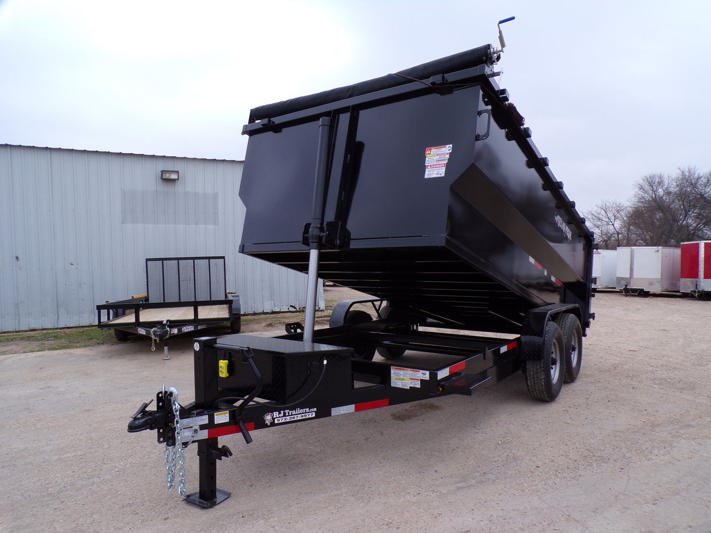 82 x 14' Dump Trailer Texas Pride #DT-7144-16KBP
