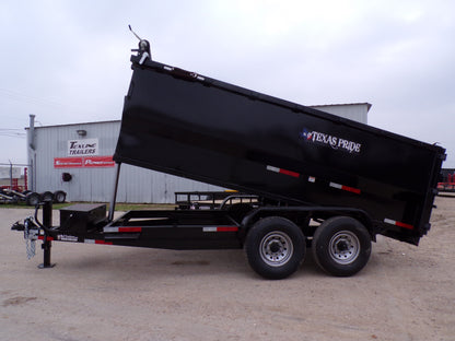 82 x 14' Dump Trailer Texas Pride #DT-7144-16KBP