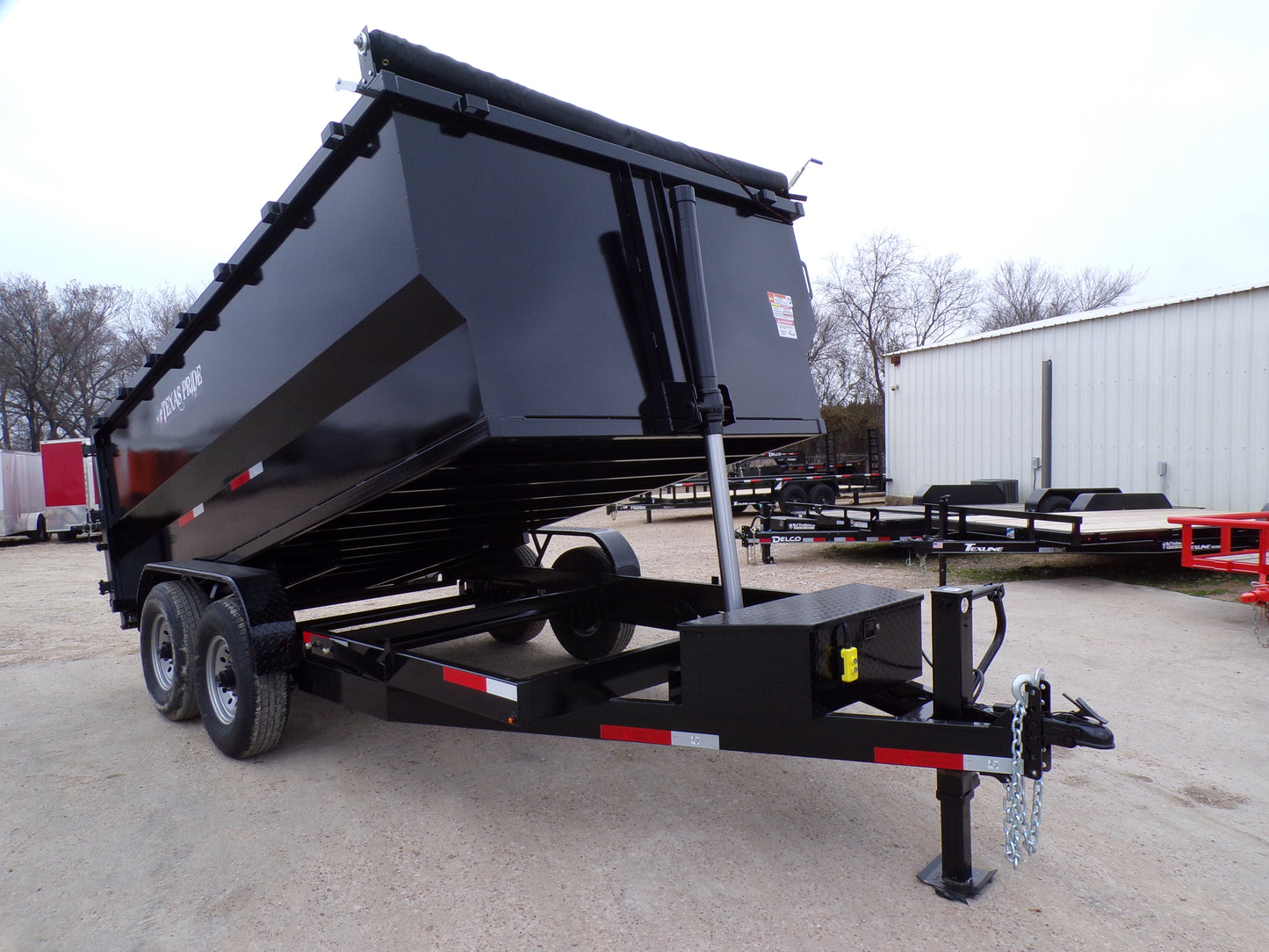 82 x 14' Dump Trailer Texas Pride #DT-7144-16KBP