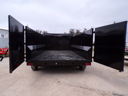 82 x 14' Dump Trailer Texas Pride #DT-7144-16KBP