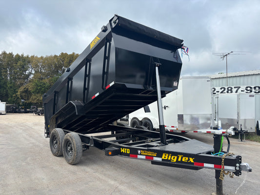 82 x 14' Dump Trailer Big Tex #14TD-14C4A-BK
