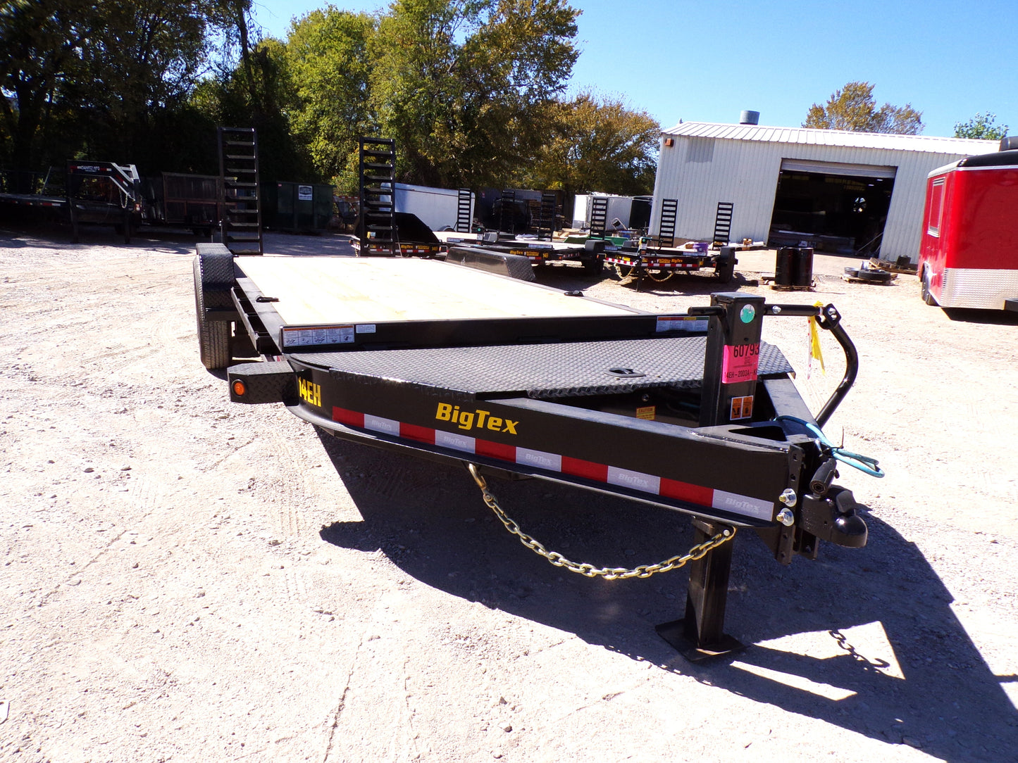 83 x 20' Equipment Trailer Big Tex #14EH-20D3A-KRBK