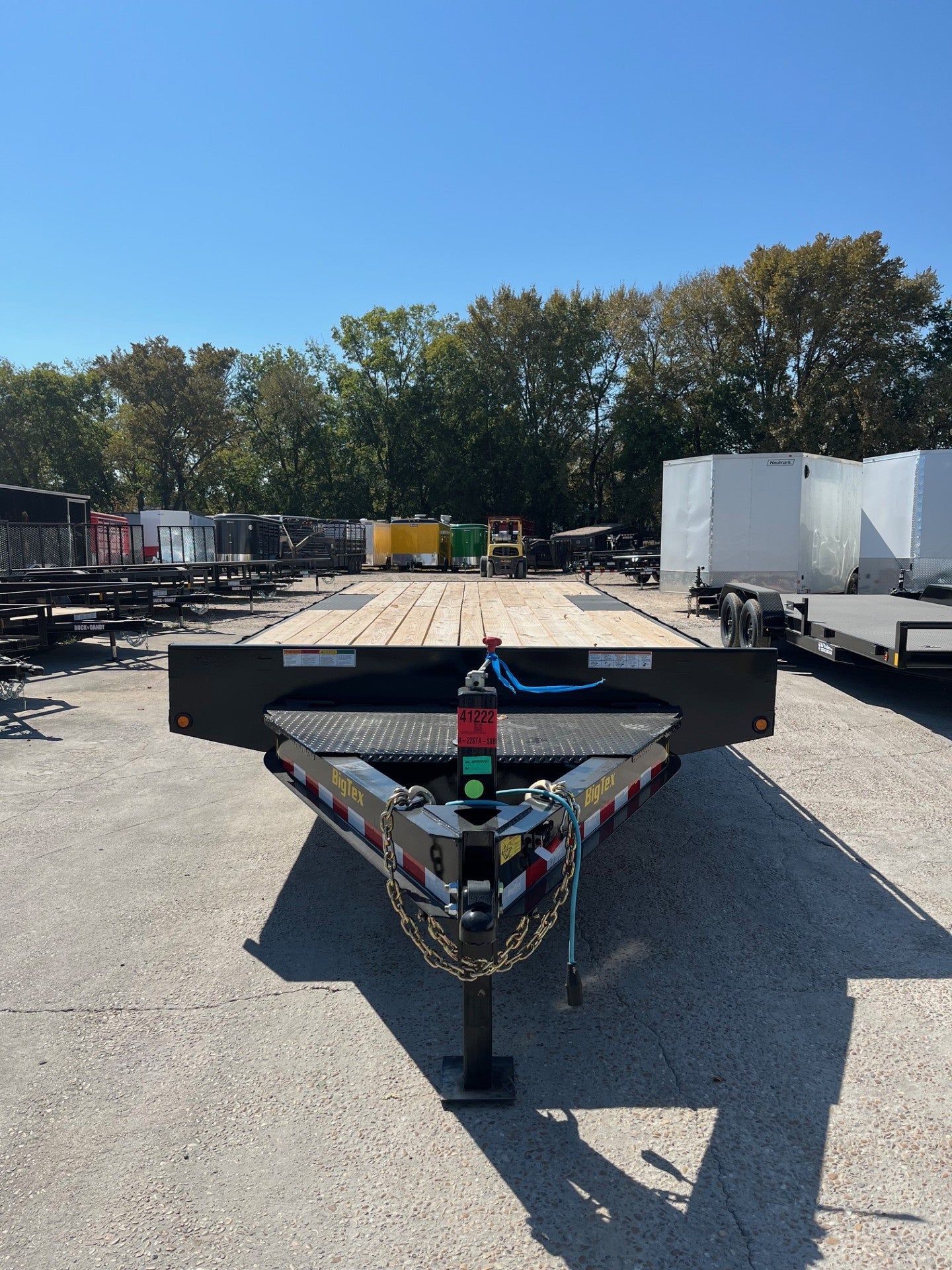 102 x 22' Deckover Trailer Big Tex #14OA-22STA-S8BK - Demo Unit