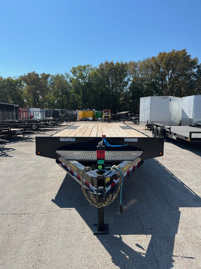 102 x 22' Deckover Trailer Big Tex #14OA-22STA-S8BK - Demo Unit