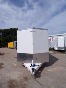 6'8" x 12'TA All-Steel Enclosed Trailer Cargo Delco #E712