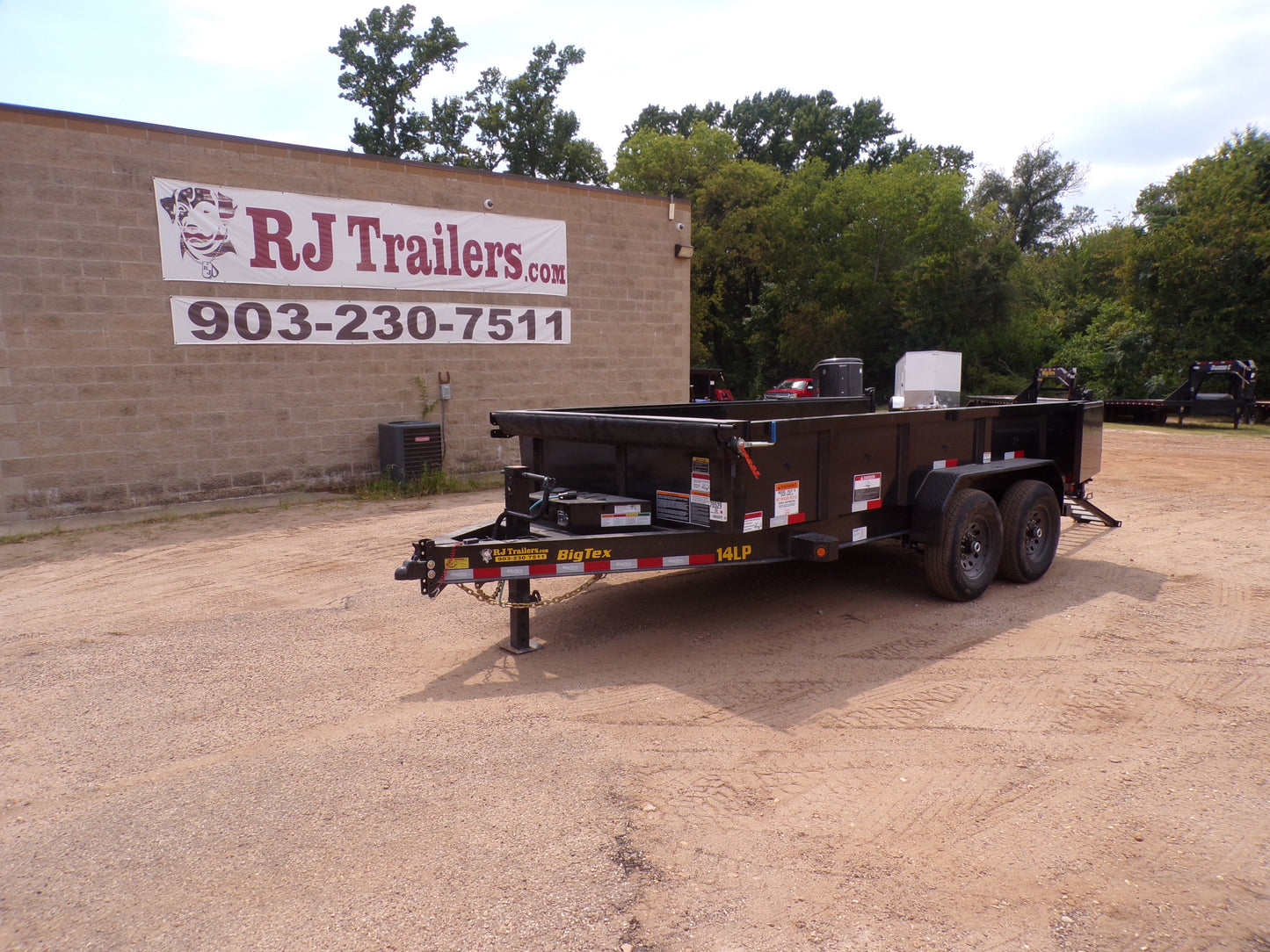 82 x 14' Dump Trailer Big Tex #14LP-14BK6SIRPD