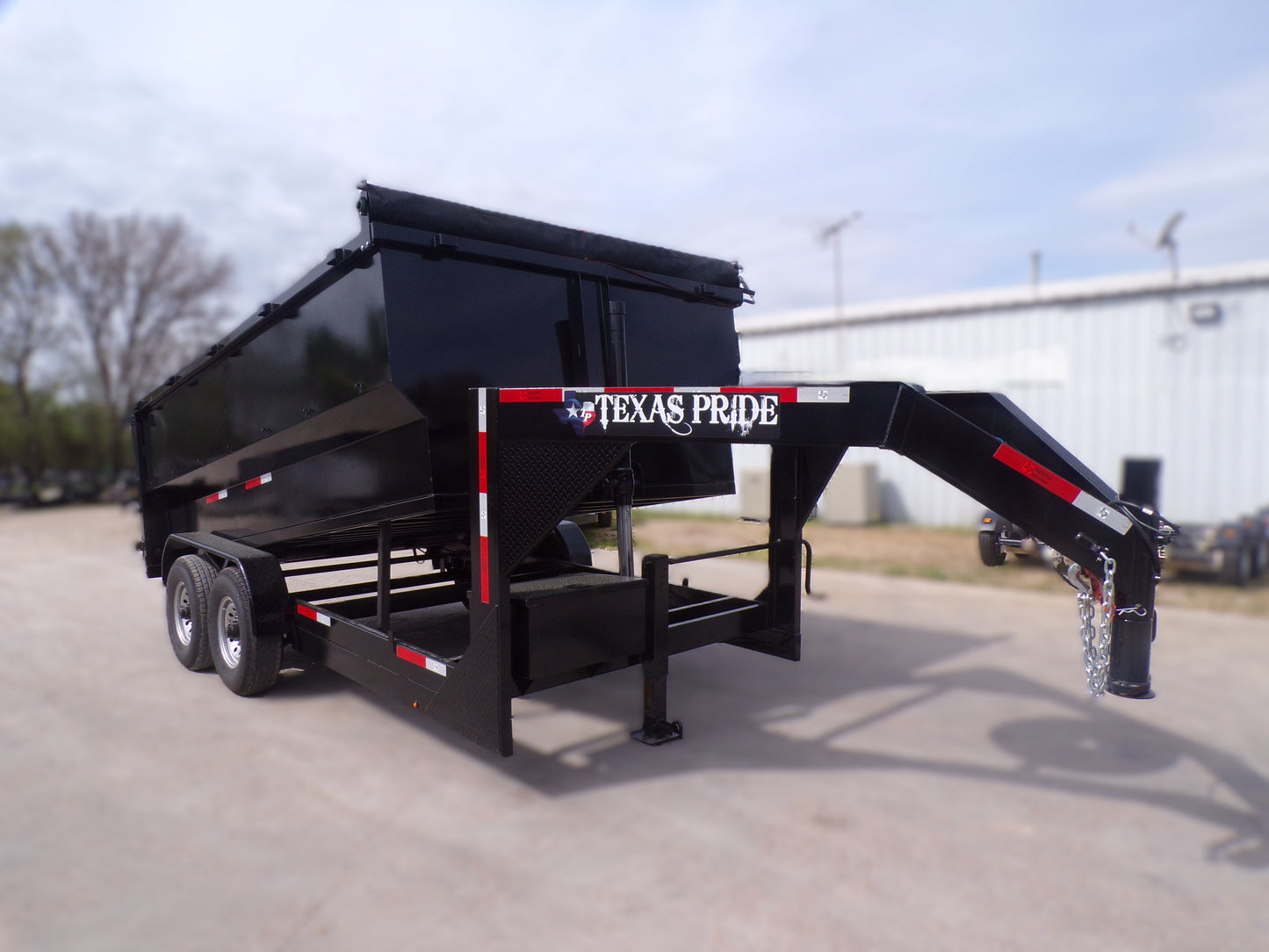 7 x 14' GN Dump Trailer Texas Pride #DT-7144-14KGN