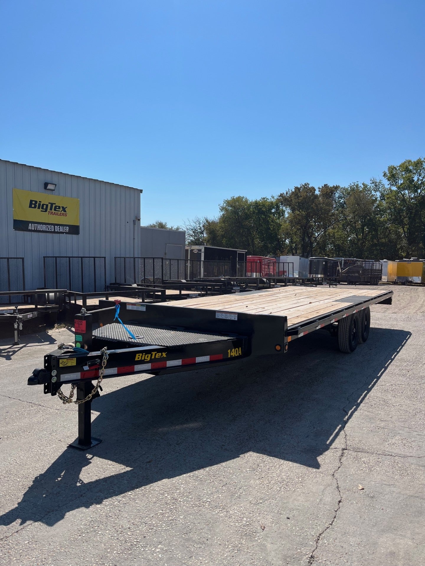 102 x 22' Deckover Trailer Big Tex #14OA-22STA-S8BK - Demo Unit