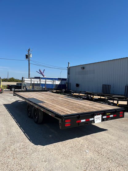 102 x 22' Deckover Trailer Big Tex #14OA-22STA-S8BK - Demo Unit