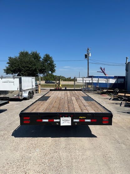 102 x 22' Deckover Trailer Big Tex #14OA-22STA-S8BK - Demo Unit