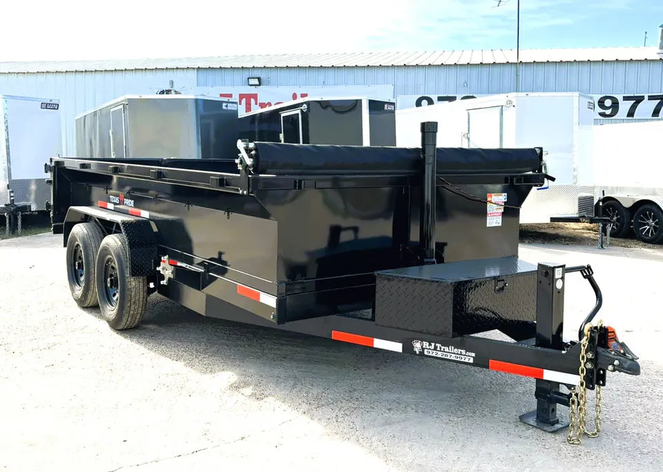 7 x 14' BP Dump Trailer Texas Pride #DT-7142-14KBP