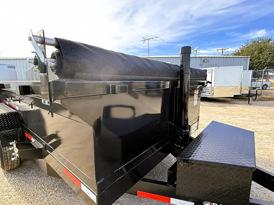 7 x 14' BP Dump Trailer Texas Pride #DT-7142-14KBP