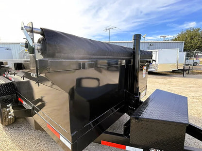 7 x 14' BP Dump Trailer Texas Pride #DT-7142-14KBP