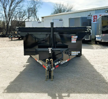7 x 14' BP Dump Trailer Texas Pride #DT-7142-14KBP
