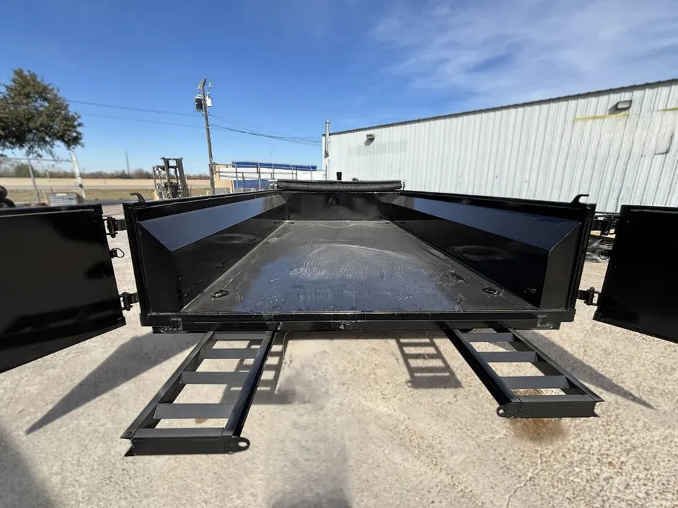 7 x 14' BP Dump Trailer Texas Pride #DT-7142-14KBP