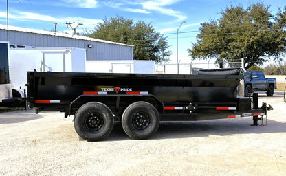 7 x 14' BP Dump Trailer Texas Pride #DT-7142-14KBP