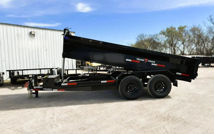 7 x 14' BP Dump Trailer Texas Pride #DT-7142-14KBP