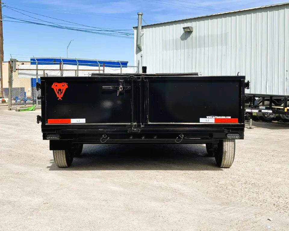 7 x 14' BP Dump Trailer Texas Pride #DT-7142-14KBP