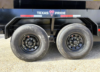 7 x 14' BP Dump Trailer Texas Pride #DT-7142-14KBP