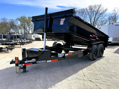 7 x 14' BP Dump Trailer Texas Pride #DT-7142-14KBP
