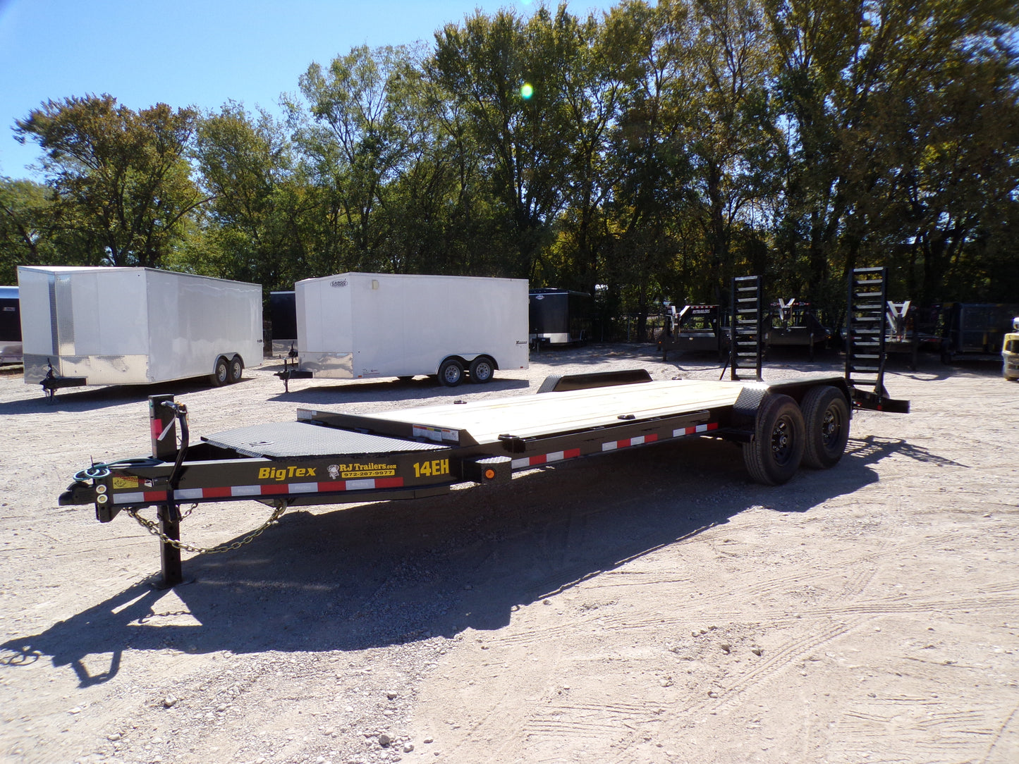 83 x 20' Equipment Trailer Big Tex #14EH-20D3A-KRBK